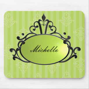 Prinzessin Name Filigree Mousepad