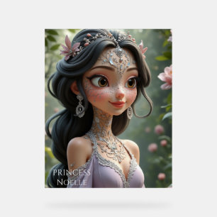 Prinzessin Noelle: Verzauberte Grazie Acrylschild