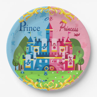 Prinzessin oder Prinzessin Gender Reveal 9" Teller
