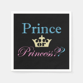 Prinzessin oder Prinzessin? Serviette