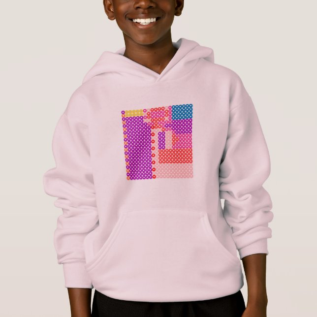 Prinzessin Pattern #75 - PrinterKids Hoodie (Vorderseite)