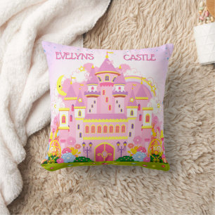 Prinzessin! Personalisiertes Burg-Kissen Kissen