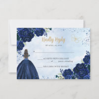Prinzessin Quinceañera, Blauer Glitzer