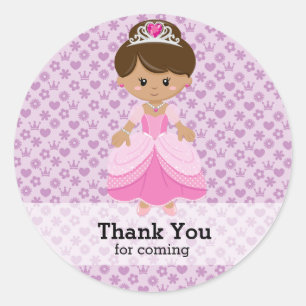 Prinzessin Runder Aufkleber