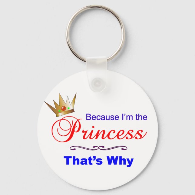 Prinzessin Schlüsselanhänger (Vorderseite)