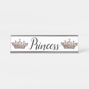 "Prinzessin" Schreibtischnamensplakette