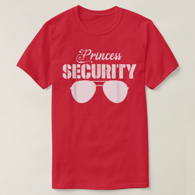 Prinzessin Security Funny Princess Protection Vate T-Shirt (Design vorne)