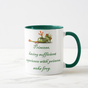 Prinzessin Seeks Frog Mug Tasse