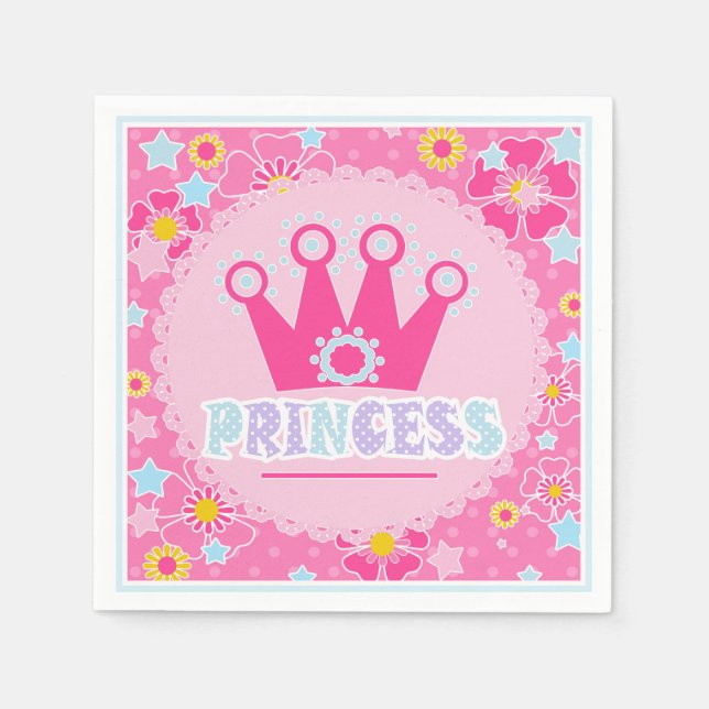 Prinzessin. Serviette (Vorderseite)