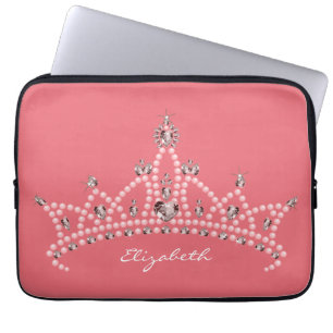 Prinzessin Tiara Crown Laptop Sleeve (Rose)