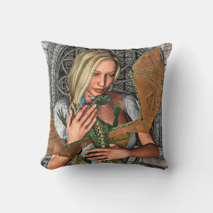 Prinzessin und Drache Kissen