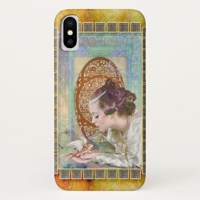 Prinzessin und Froschprinz iPhone 16 Hülle (Rückseite)