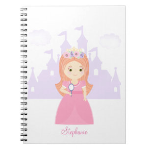 Prinzessin und ihr magischer Spiegel Notizblock