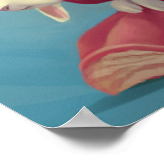 Prinzessin und Kaninchen Poster