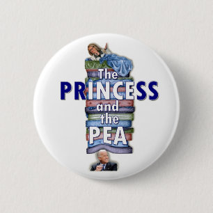 Prinzessin und Pea Button