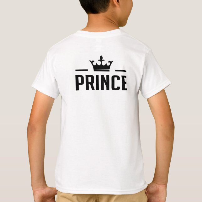 Prinzessin und Princess Shirts (Rückseite)