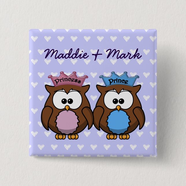 Prinzessin und Prinzessin Button (Vorderseite)