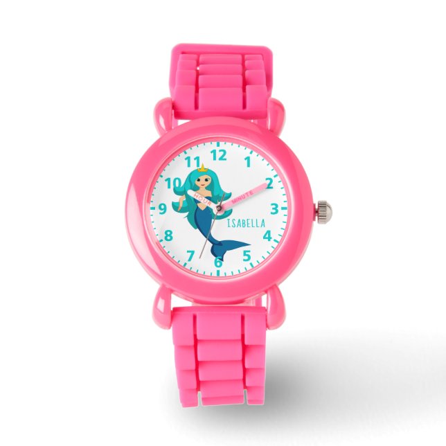 Prinzessin von Mermaid Armbanduhr (Vorderseite)