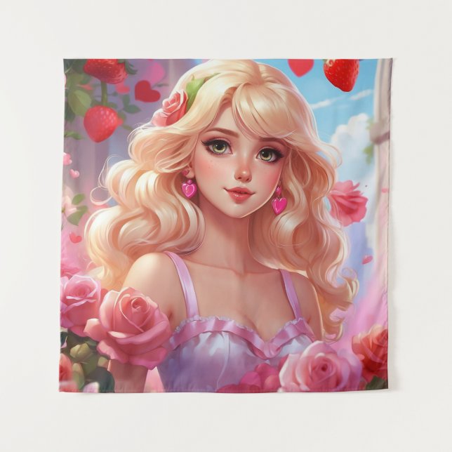 Prinzessin Wandteppich (Vorderseite)