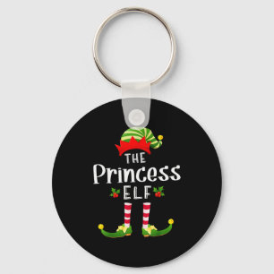 Prinzessin Weihnachtself passendes Schlafanzug X-m Schlüsselanhänger