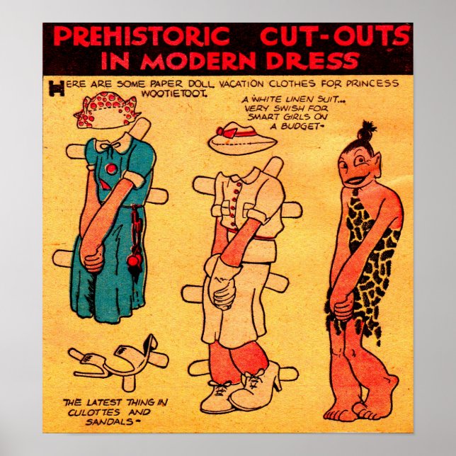 Prinzessin Wootietoot aus dem Comic der 1930er Jah Poster (Vorne)