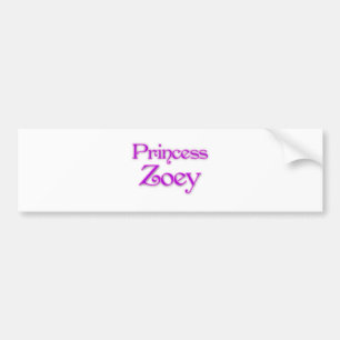 Prinzessin Zoey Autoaufkleber