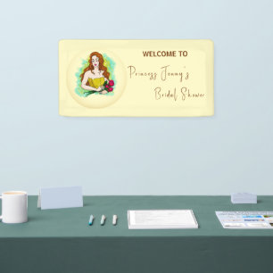 Prinzessin zur Königin Brautparty Banner