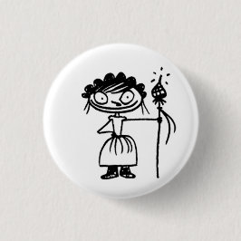 Prinzessinhuhnzahn Button