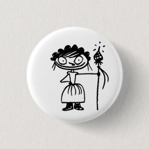 Prinzessinhuhnzahn Button