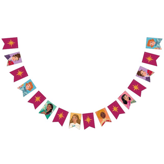 Prinzessinnen des Heaven™-Party Wimpelkette (Alle)