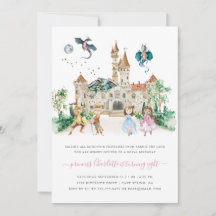 Prinzessinnen, Ritter & Dragons Fairy Tale zum Geb