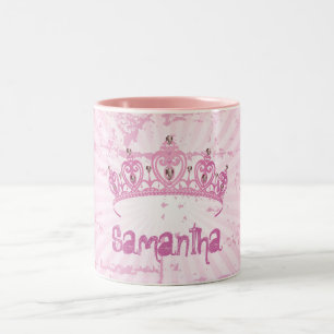 Prinzessinnen-Tiara-Kaffeetasse Zweifarbige Tasse