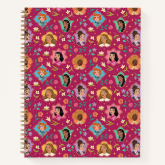 Prinzessinnen von Heaven™-Blumenfolien Notizbuch