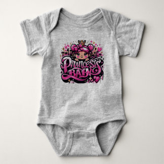 Prinzessinnendesign für Mädchen Baby Strampler