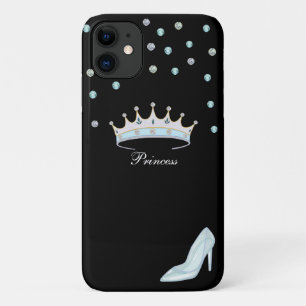 Prinzessinnenkrone, Edelsteine und Kristallschuh a Case-Mate iPhone Hülle