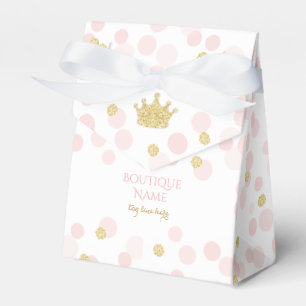 Prinzessinnenkrone Rosa Gold Glitter Konfetti Punk Geschenkschachtel