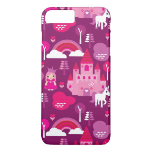 Prinzessinschloss und Einhornregenbogen Case-Mate iPhone Hülle