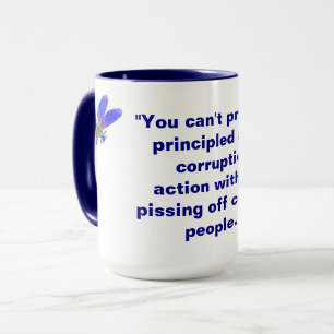 Prinzipiengeleitete KorruptionsMarine Tasse