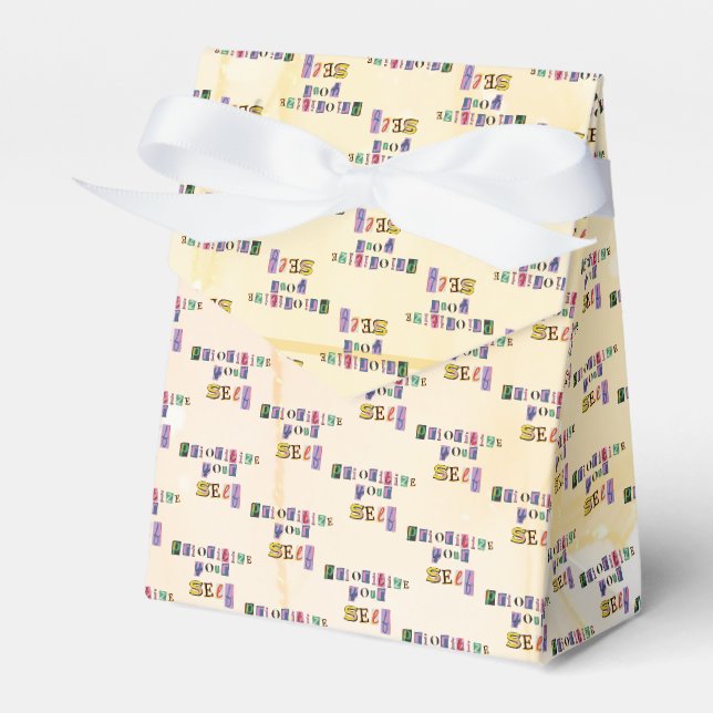 Priorisiere dich selbst geschenkschachtel (Vorderseite)