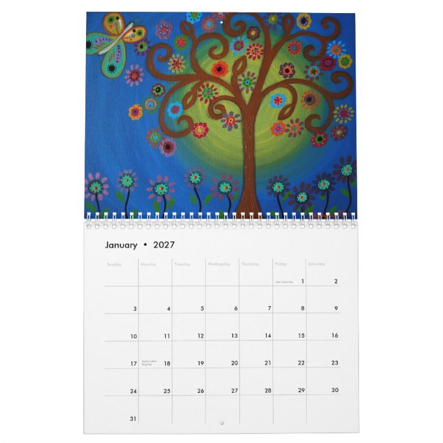 PRISARTS Malerei-Sammlung 2012 KALENDER (Jan 2027)