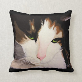 "Priscilla" das Kaliko-Katzen-Kissen Kissen