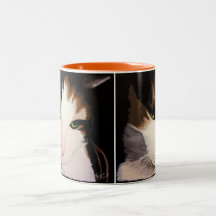 "Priscilla" die Kaliko-Katzen-Tasse