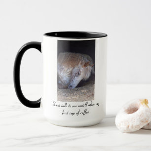 Prise de la tasse à main gauche facile