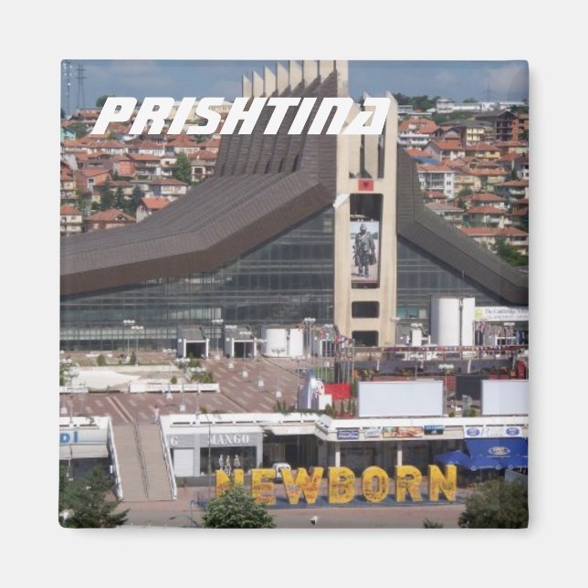 Prishtina, Kosovo Magnet (Vorne)