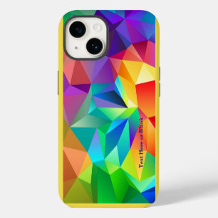 Prism des Regenbogens personalisieren Text iPhone 14 Hülle