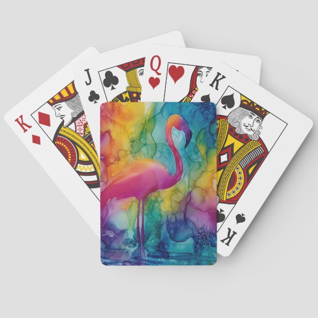 Prism Flamingo Spielkarten (Rückseite)