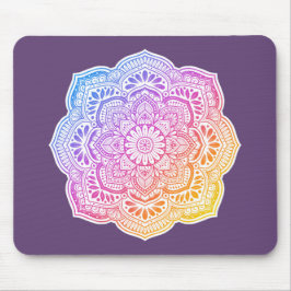 Prism Flower Mandala Mousepad