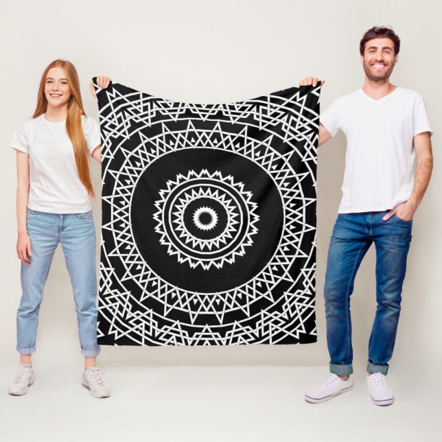 Prism Mandala Fleecedecke (Beispiel)