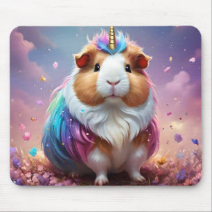 Prism Pigtail: Das strahlende Einhorn-Meerschweinc Mousepad