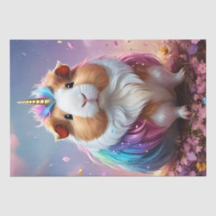 Prism Pigtail: Das strahlende Einhorn-Meerschweinc Seidenpapier